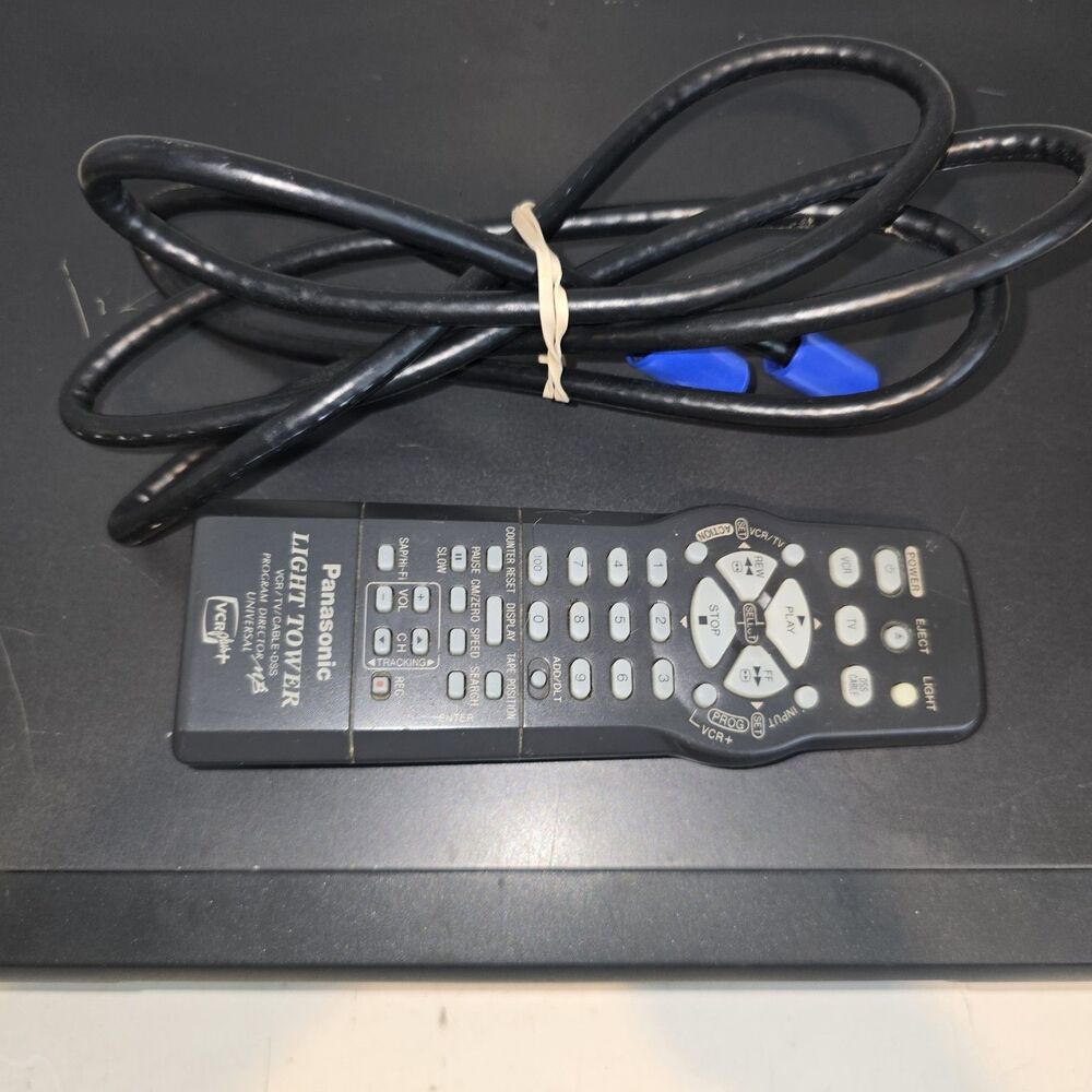 Panasonic VHS Player/Recorder PV-7453 BlueLine 4 Head VCR Includes Remote! - Picture 3 of 5